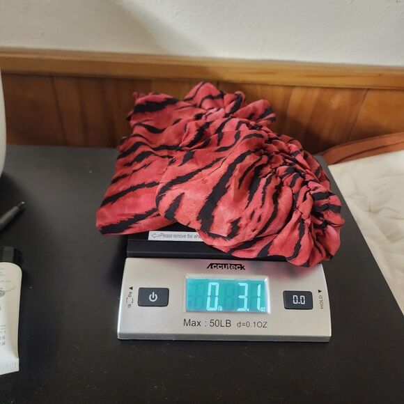 Rachel Roy red/black zebra print sheer top with puff sleeves NWT sz XXL - Picture 10 of 10